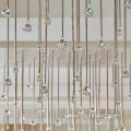 Modern hotel lobby crystal chandelier pendant light